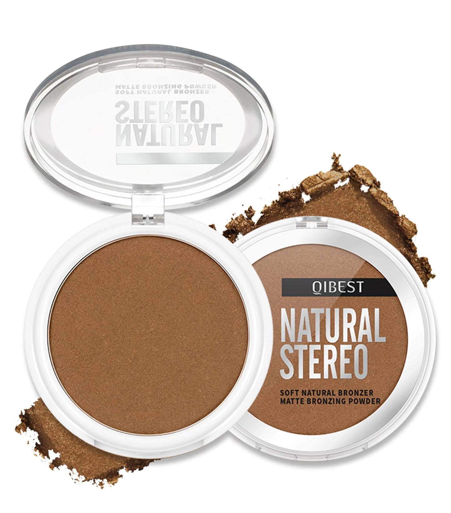 Erinde Bronzer Pressed Powder Luminous Bronzer Face Powder Natural Contour Makeup