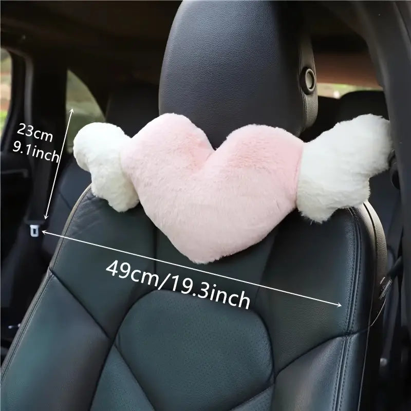 Car Headrest Neck Pillow and Lumbar Support Cushion