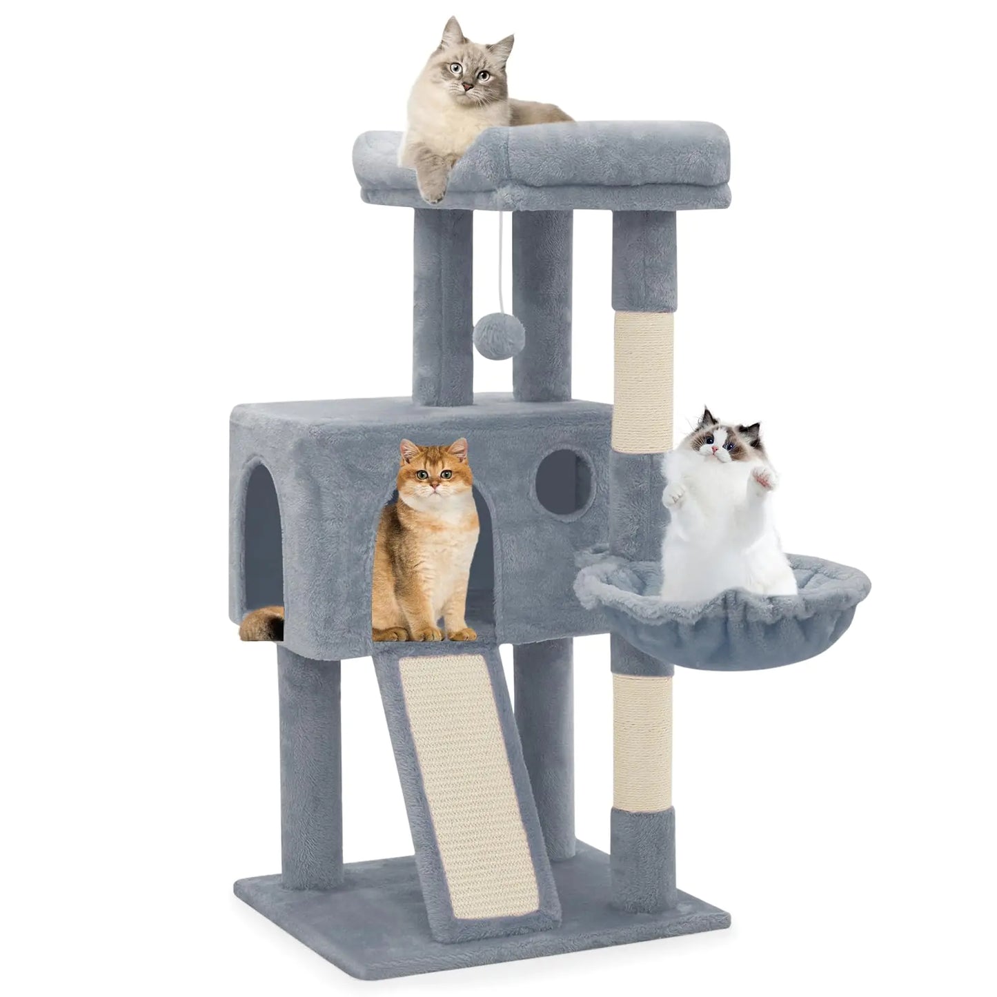 Athena Collection Cat Tree 36" Tall Cat Tree Tower