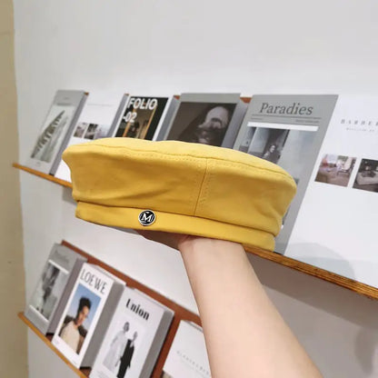 All-Match Women's Black Octagonal Beret