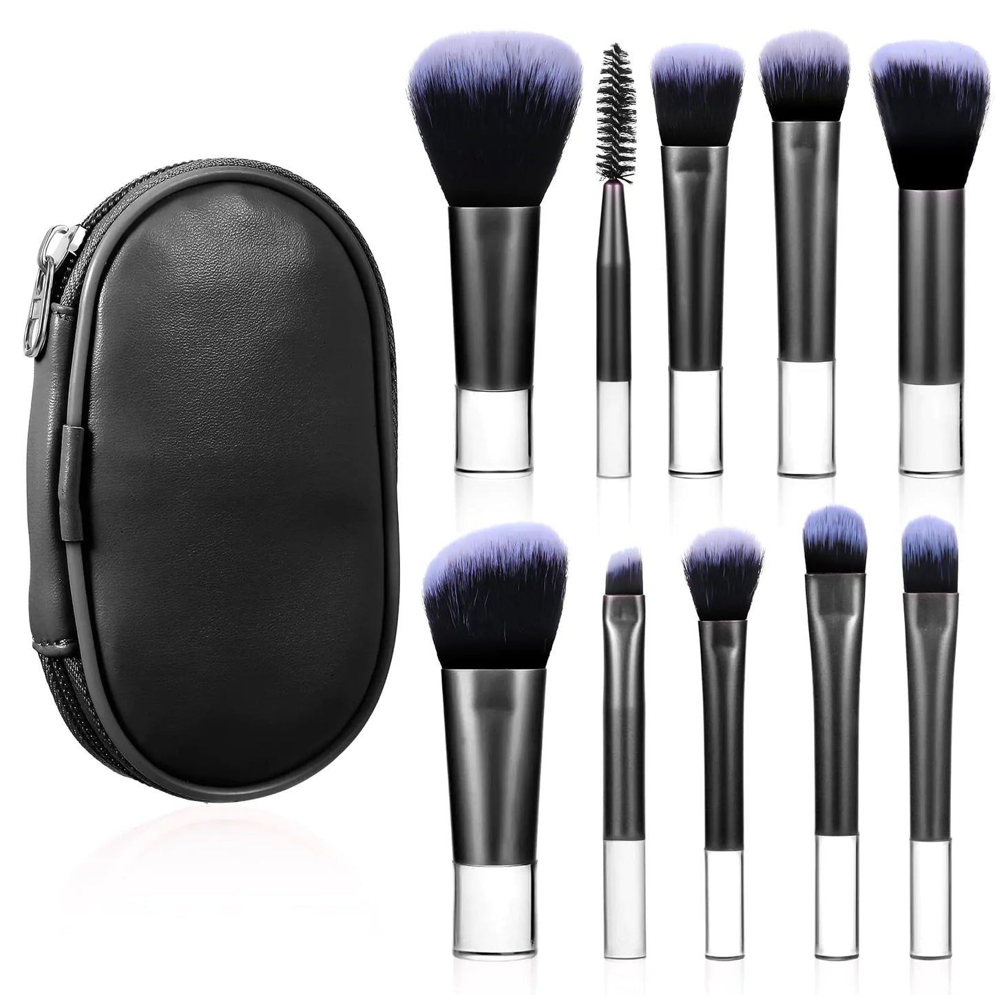 10 Pcs Travel Makeup Brushes Mini Makeup Brushes Travel Set