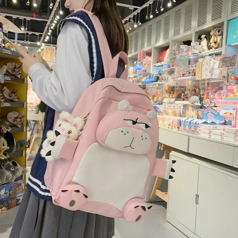 Cute Cat Pattern Women's Backpack for School & College