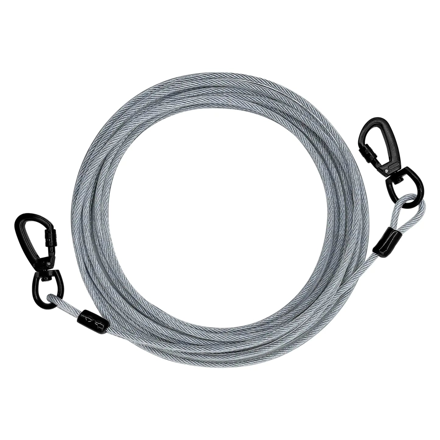 Dog Tie Out Cable for Dogs Dog Runner Cable Outside