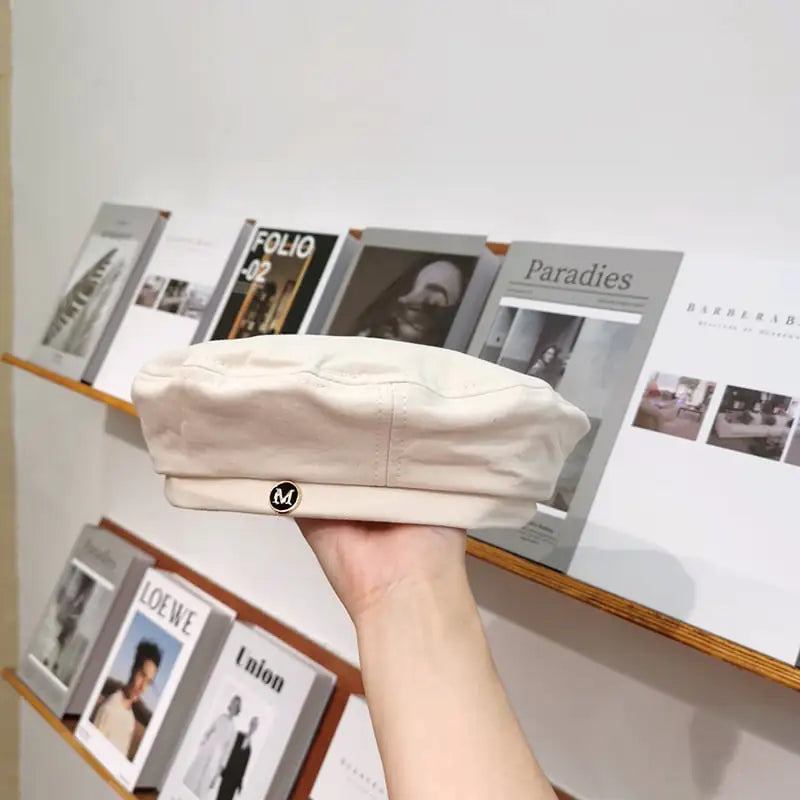 All-Match Women's Black Octagonal Beret