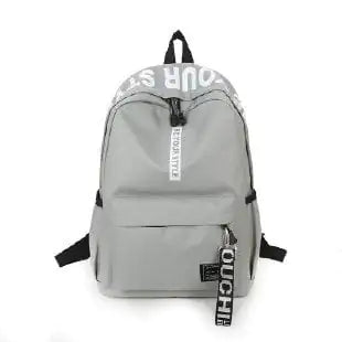 Large-Capacity Canvas Backpack for Students and Travel