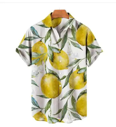 Hawaiian Casual Polyester Shirt for Men