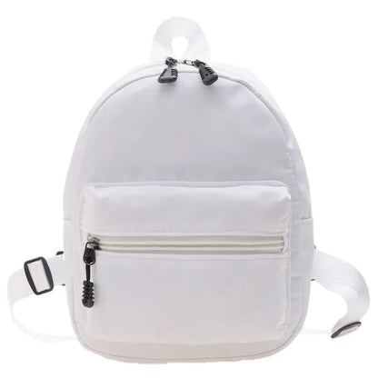 Casual Nylon Women Mini Backpack for School & Travel