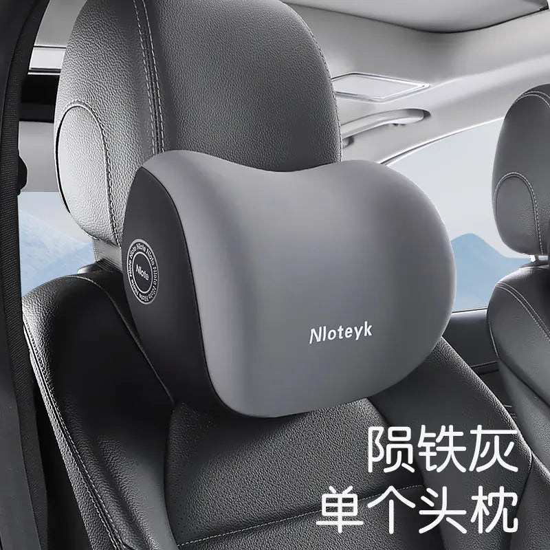 Car Memory Foam Neck Pillow and Lumbar Support Cushion