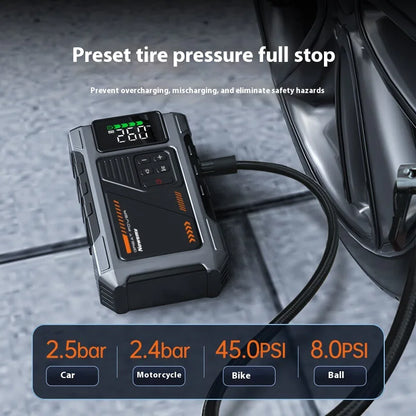 M5 Car Emergency Jump Starter with Air Compressor and Power Bank