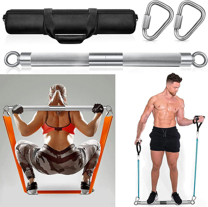 The DASKING Detachable Resistance Bands Bar 30"/35.4"/38.5"