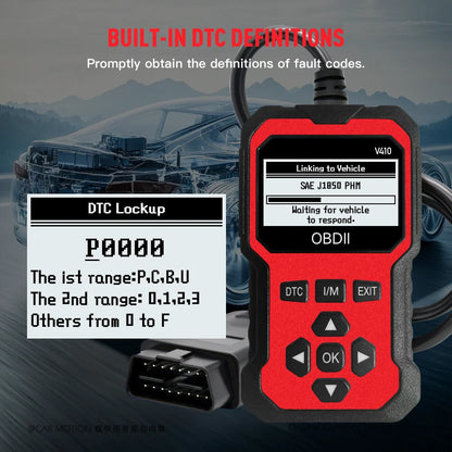 Car Obd2 Scanner Diagnostic Tool Code Reader Engine