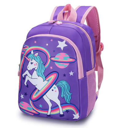 Cute Cartoon Backpack for Kindergarten Girls