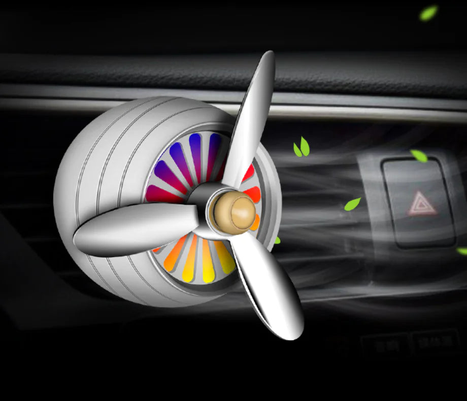 Car Air Freshener with Vent Clip and Decorative Ornament