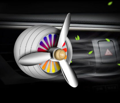 Car Air Freshener with Vent Clip and Decorative Ornament