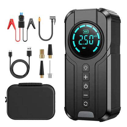 Multifunctional Portable Jump Starter and Air Pump