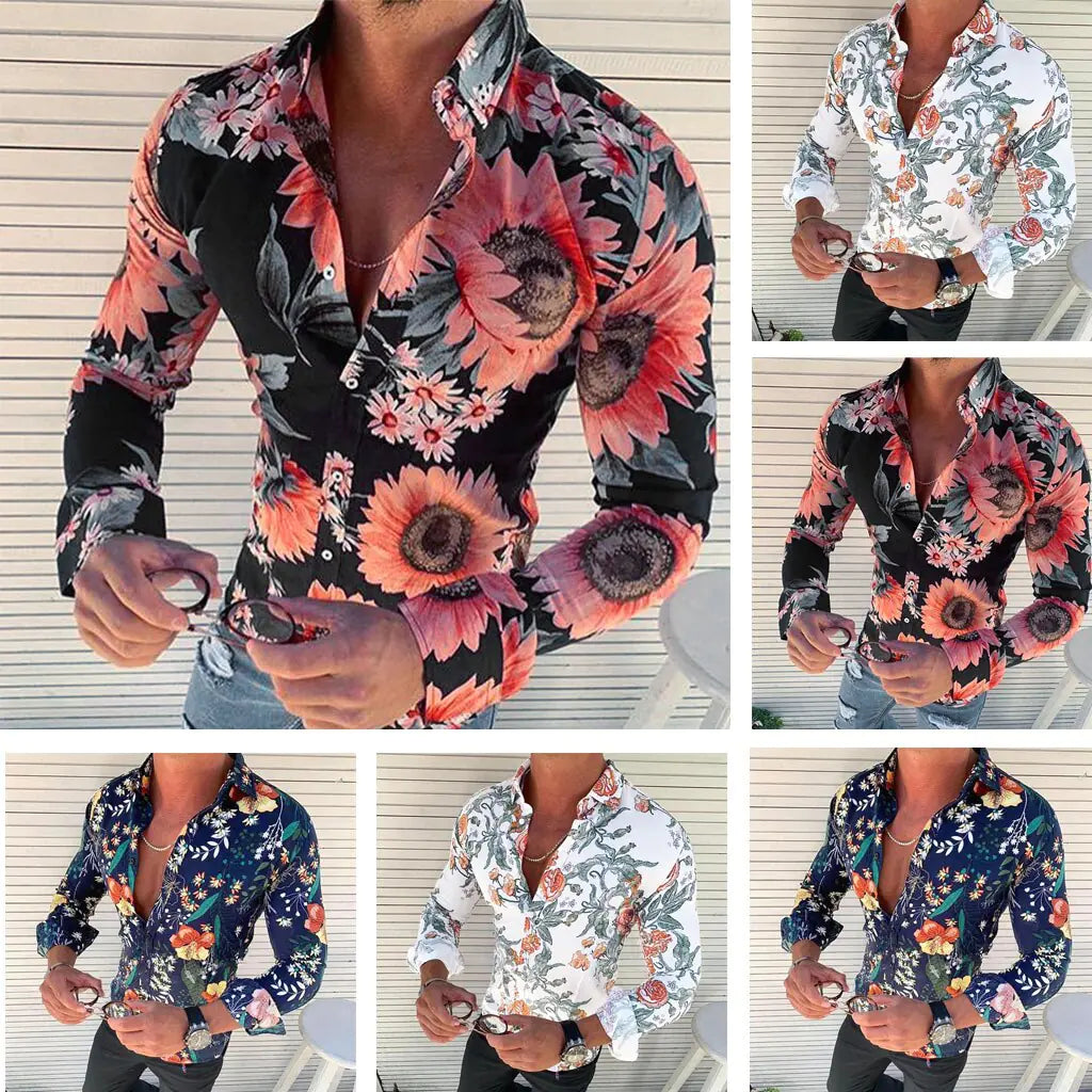 Hawaiian Casual Polyester Men's Shirt
