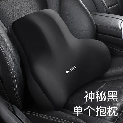 Car Memory Foam Neck Pillow and Lumbar Support Cushion