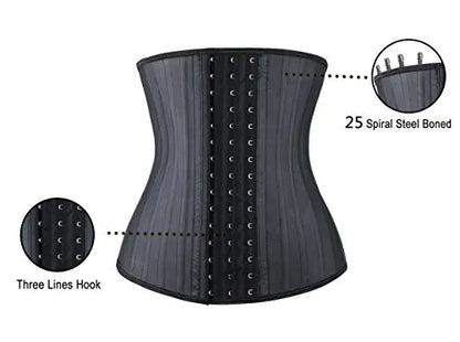 Latex Waist Trainer Corset Shapewear Modeling Belt