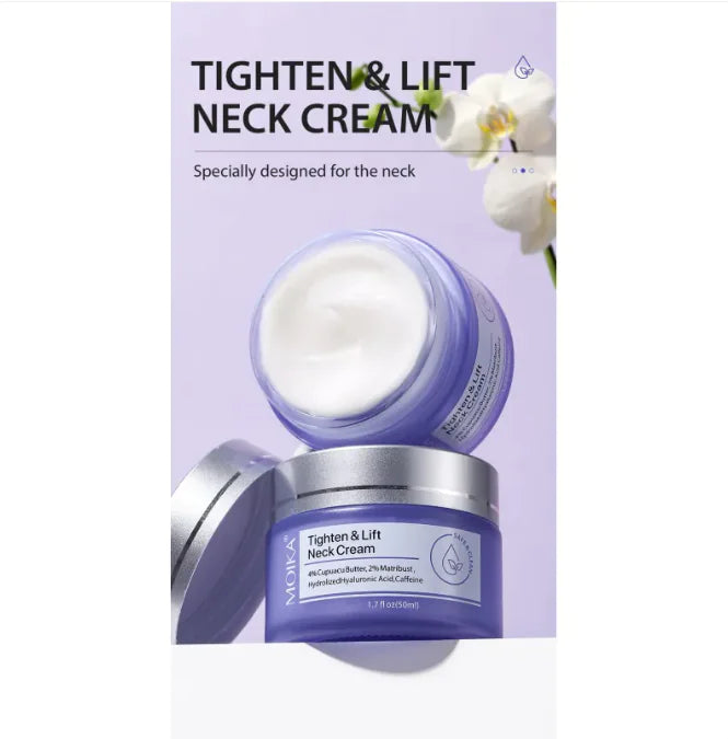 Neck Wrinkle Removal Cream Tightening Firming Fade Fine Lines Anti-Aging Necklines Lifting Shaping Beauty Neck Cream