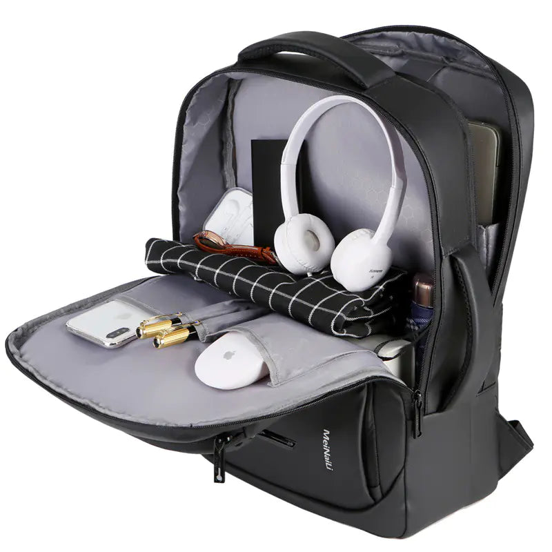 Multi-Functional Waterproof USB Charging Laptop Backpack