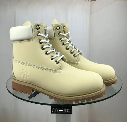 Timberland Classic Yellow Boots - Durable Leather Work Boots