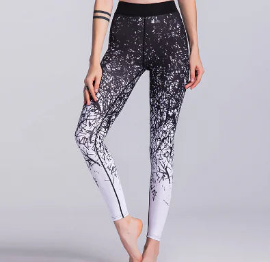 Women's Breathable Yoga Leggings - Slim Fit Sports Pants