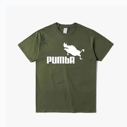 Cute Pumba Casual Cotton T-Shirt for Men and Women
