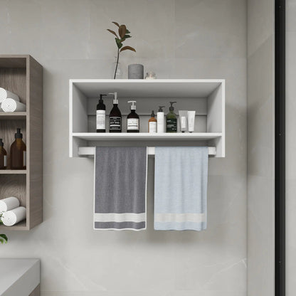 B2 Bathroom Shelves，Modular Wood Closet System Clothes Organizer