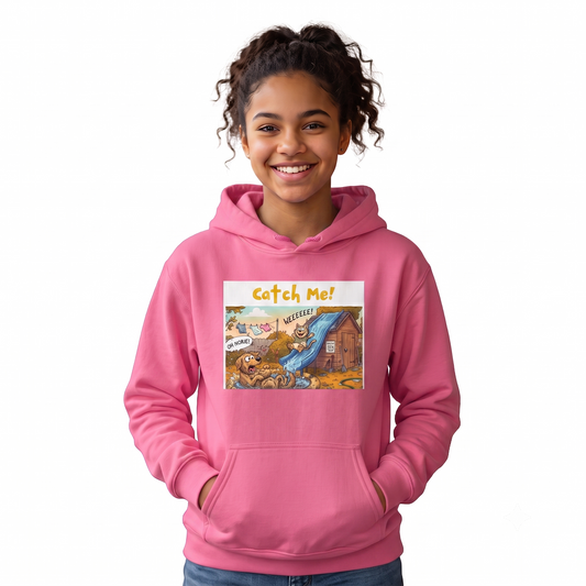 Women's Pink  Pullover Hoodie Design Print Ready Sweatshirt