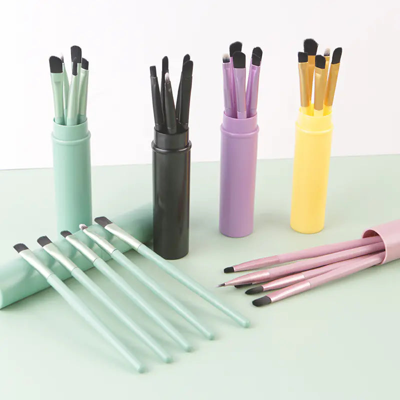 Pink Eye Makeup Brush Set of 5 - H1037_PU