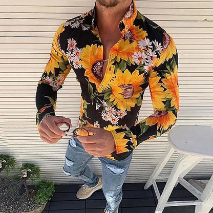Hawaiian Casual Polyester Men's Shirt