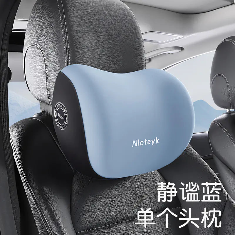 Car Memory Foam Neck Pillow and Lumbar Support Cushion