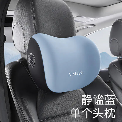 Car Memory Foam Neck Pillow and Lumbar Support Cushion