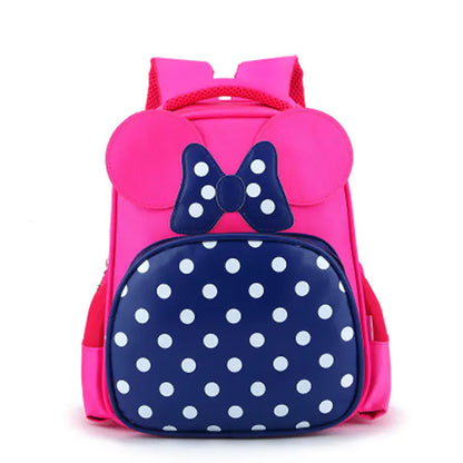Stylish Girls' Cartoon Backpack for Kindergarten