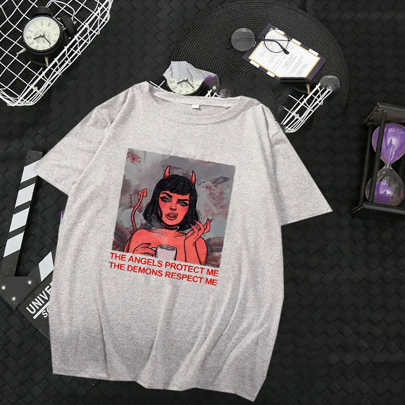 Trendy Women's Loose-Fit Short Sleeve T-Shirt