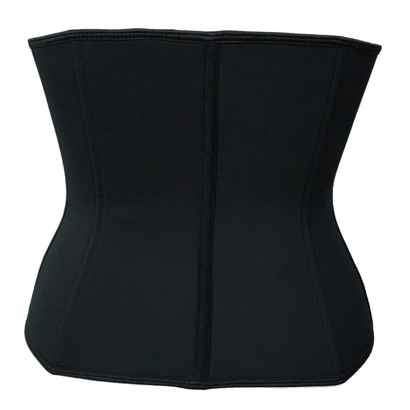 Zipper Front Neoprene Waist Corset