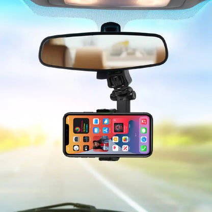 Car Rearview Mirror Phone Holder for AR Navigation