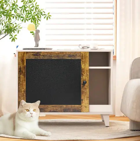 Litter Box Enclosure,Modern Hidden Cat Litter Box Enclosure Furniture