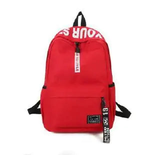 Large-Capacity Canvas Backpack for Students and Travel