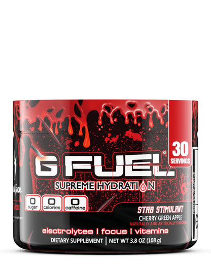 G Fuel Ghost Face Electrolyte Powder Stab Stimulant Zero Sugar Hydration Powder