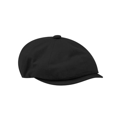 Mens Newsboy Caps Newsboy Hat for Men Gatsby Hat Cotton Vintage Cabbie Cap Black