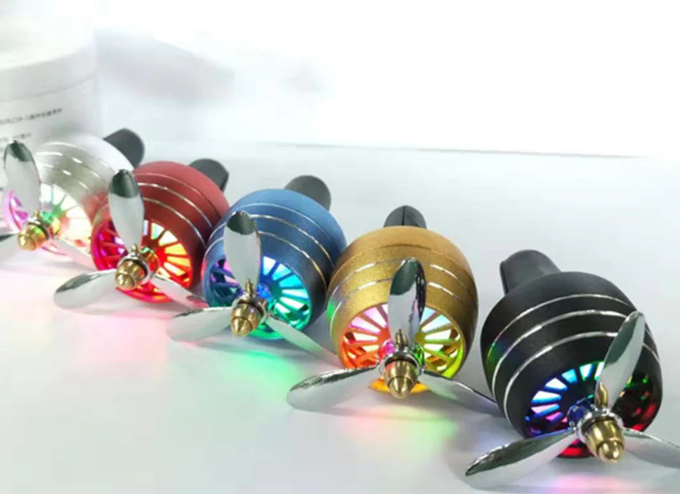 Car Air Freshener with Vent Clip and Decorative Ornament