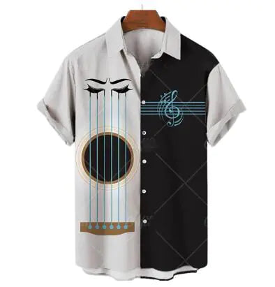 Hawaiian Casual Polyester Shirt for Men