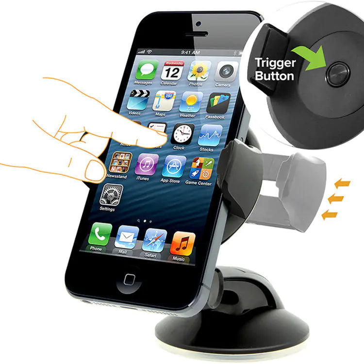 Car Dashboard Phone Holder - Suction Cup Multi-Function