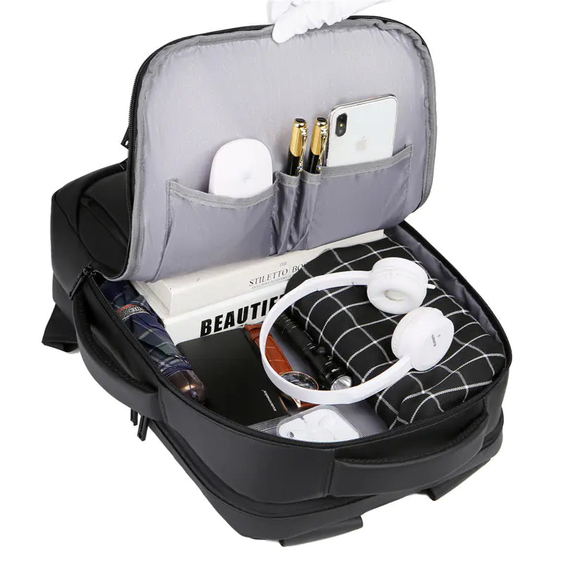 Multi-Functional Waterproof USB Charging Laptop Backpack