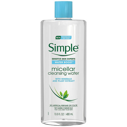 Simple Water Boost Micellar Cleansing Water Sensitive Skin 13.5 oz