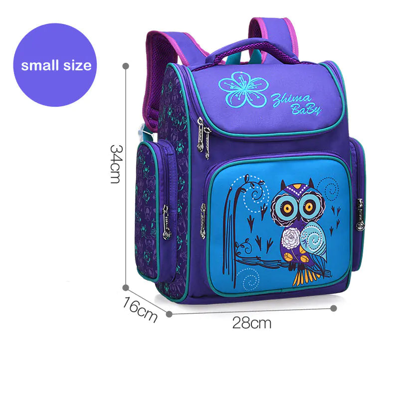 Cute 3D Cartoon Russian School Backpack