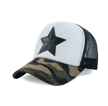 Baseball Cap, Duckbill Cap, Star Hat
