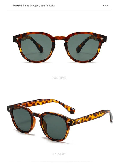 2024 New Vintage Rectangle Sunglasses Men Women