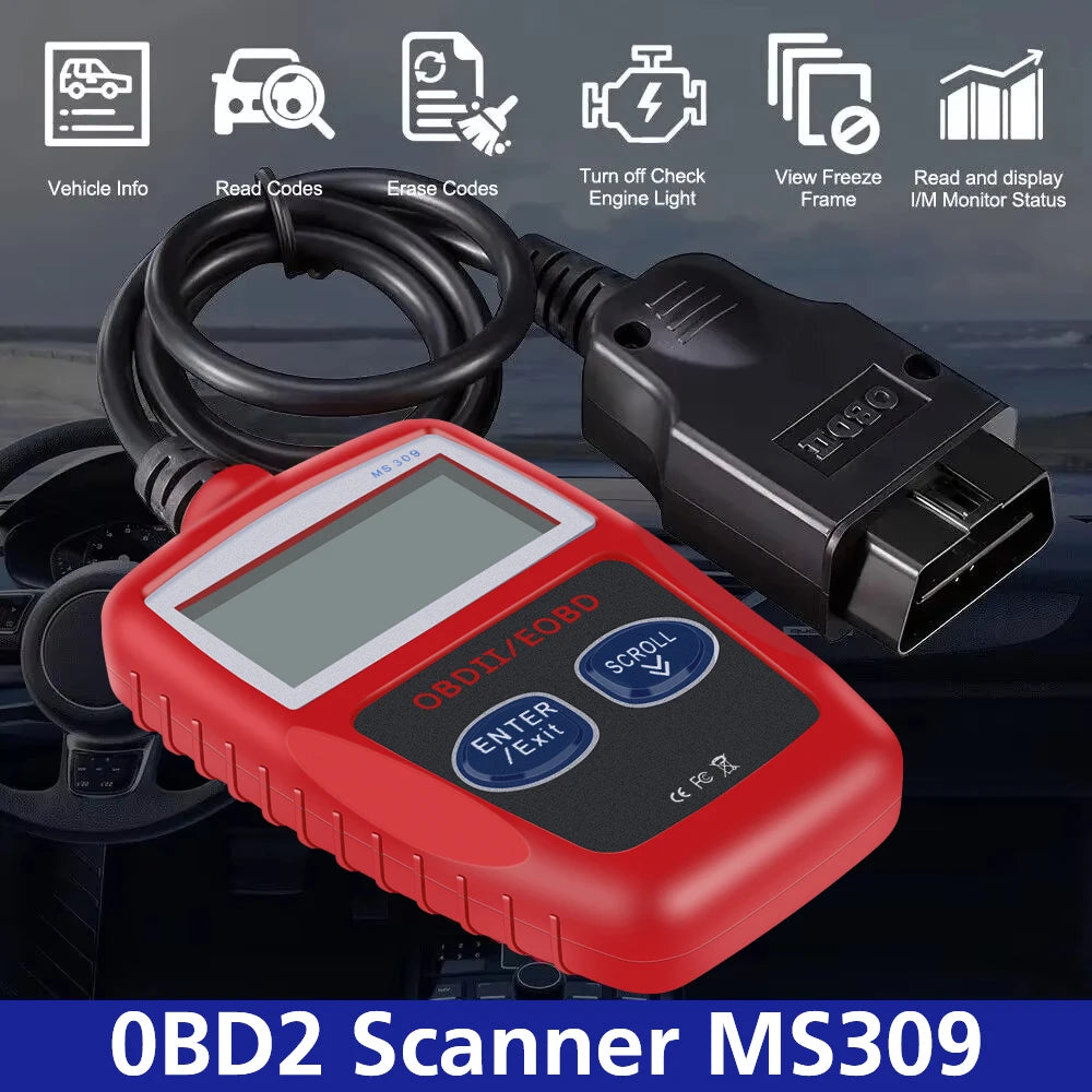 Car Diagnostic Tools Universal Version Fault Code Clear OBD 2 Scanner OBD2 Code Reader